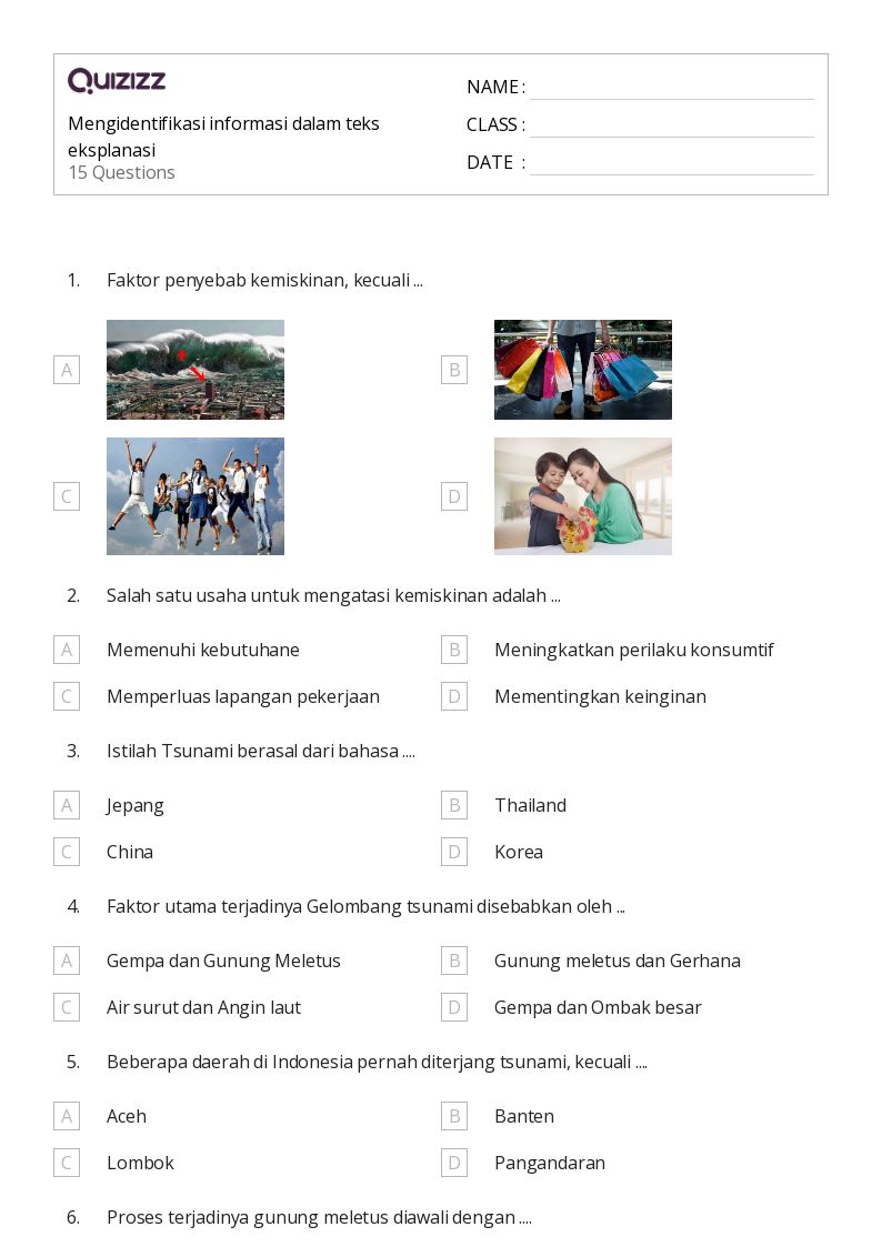 50 lembar kerja Mengidentifikasi Koin untuk Kelas 2 di Quizizz