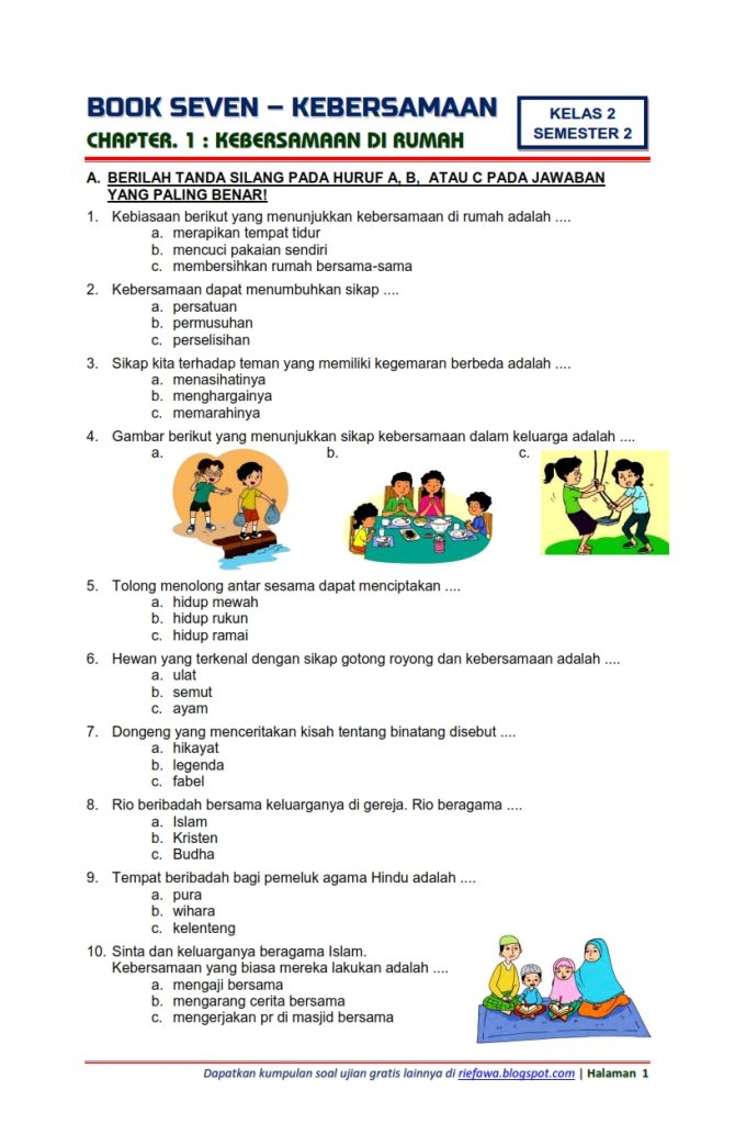 7 Rahasia Latihan Soal Terbaik untuk Menguasai Contoh Soal Kelas 2 Tema 3 Sebelum Ujian
