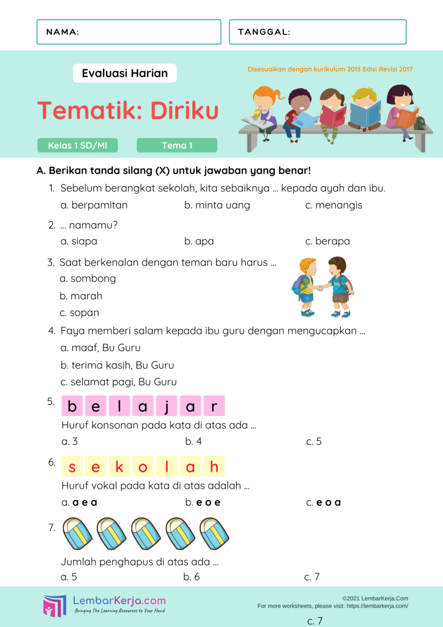 Membangun Fondasi Pembelajaran Contoh Soal Pilihan Ganda Tematik untuk Membangun Fondasi Pembelajaran Contoh Soal Pilihan Ganda Tematik untuk