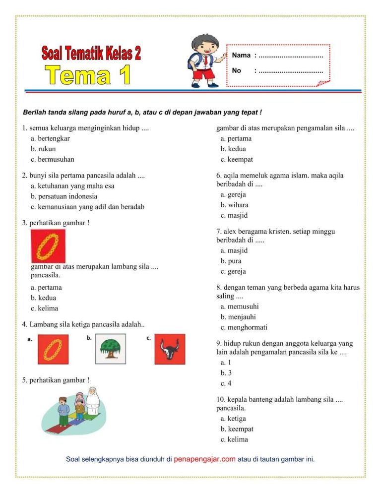 Ternyata Ini Rahasia Nilai Bagus dengan Latihan Contoh Soal Kelas 2sd Tema 3 Terbaru