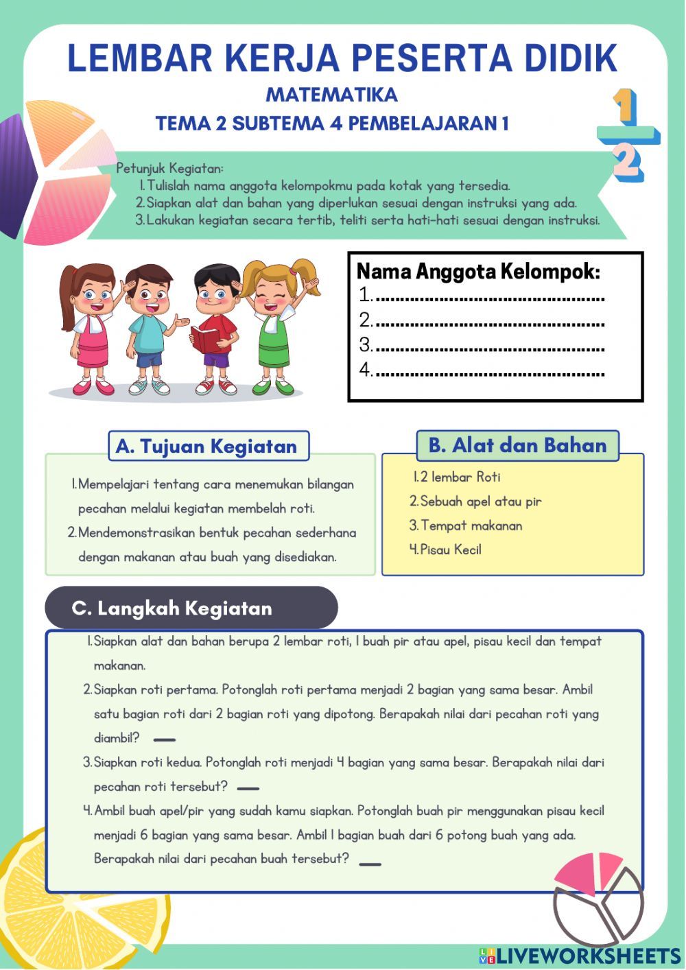 contoh soal kelas 4 tema 3 subtema 2