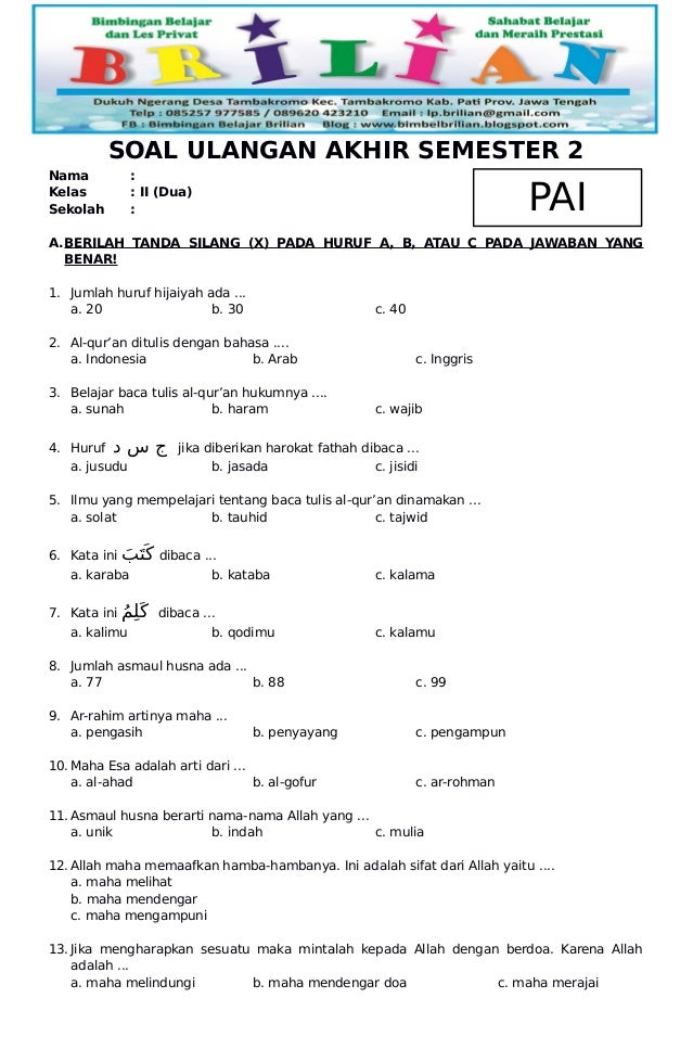 5 Fakta Penting Soal Agama Kelas 6 Semester 2 yang Wajib Diketahui Sebelum Ujian