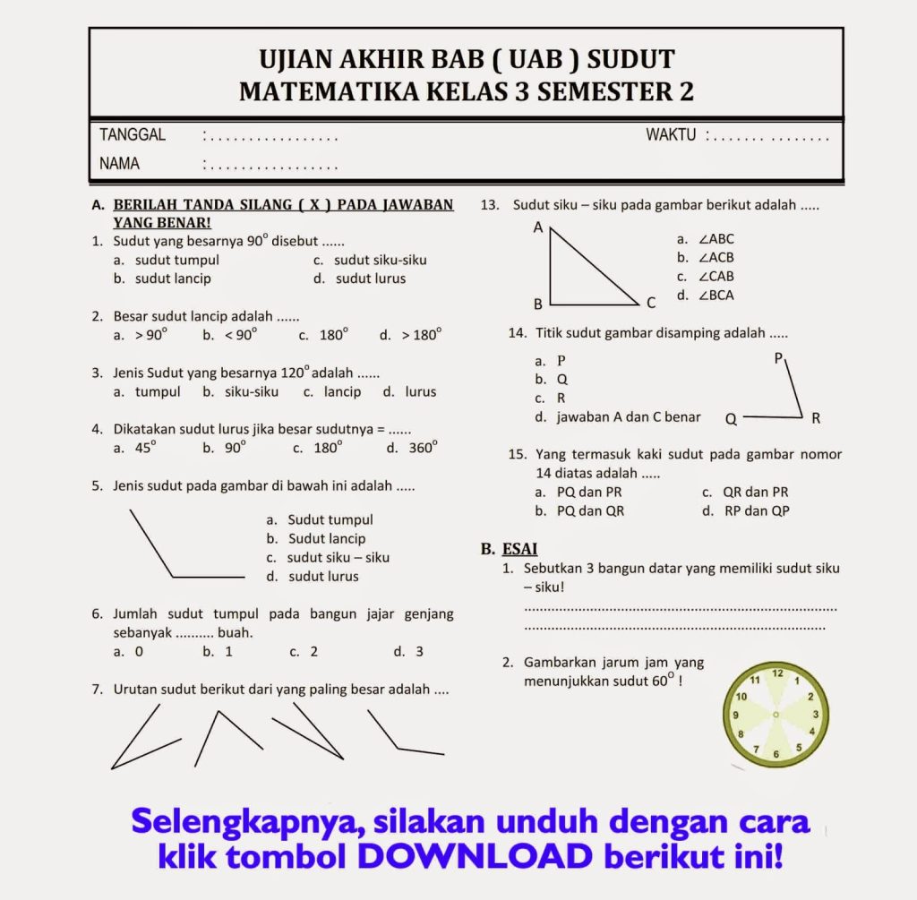 5 Rahasia Contoh Kisi Kisi Soal KTSP Kelas 3 Semester 2 yang Terbukti Efektif di 2026