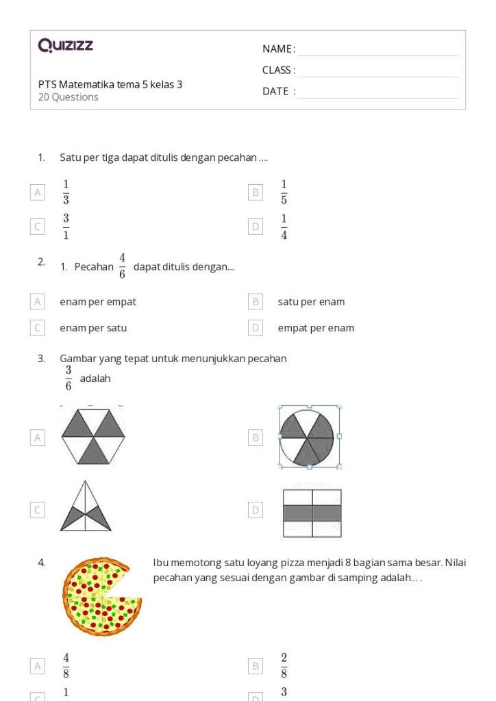 5 Soal Matematika Tema 5 Kelas 2 yang Sering Muncul di MPLS dan Cara Jawabnya
