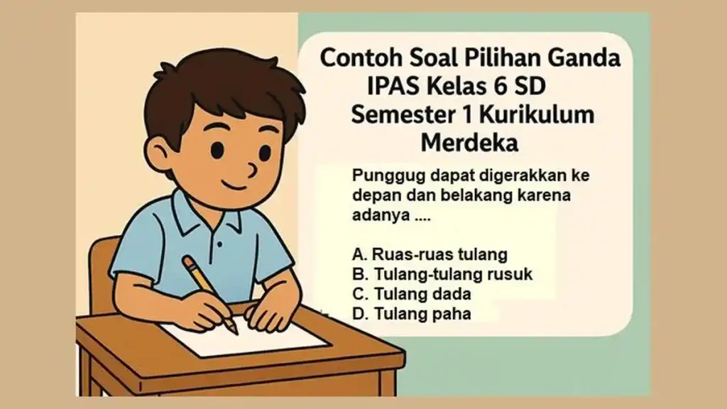 7 Contoh Kisi Soal Pretest IPA Kelas 6 KD 3.1 yang Wajib Dikuasai Sebelum Ujian