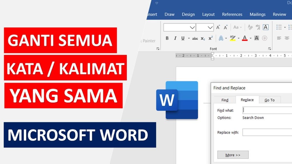 cara mengubah warna kata yang sama di word