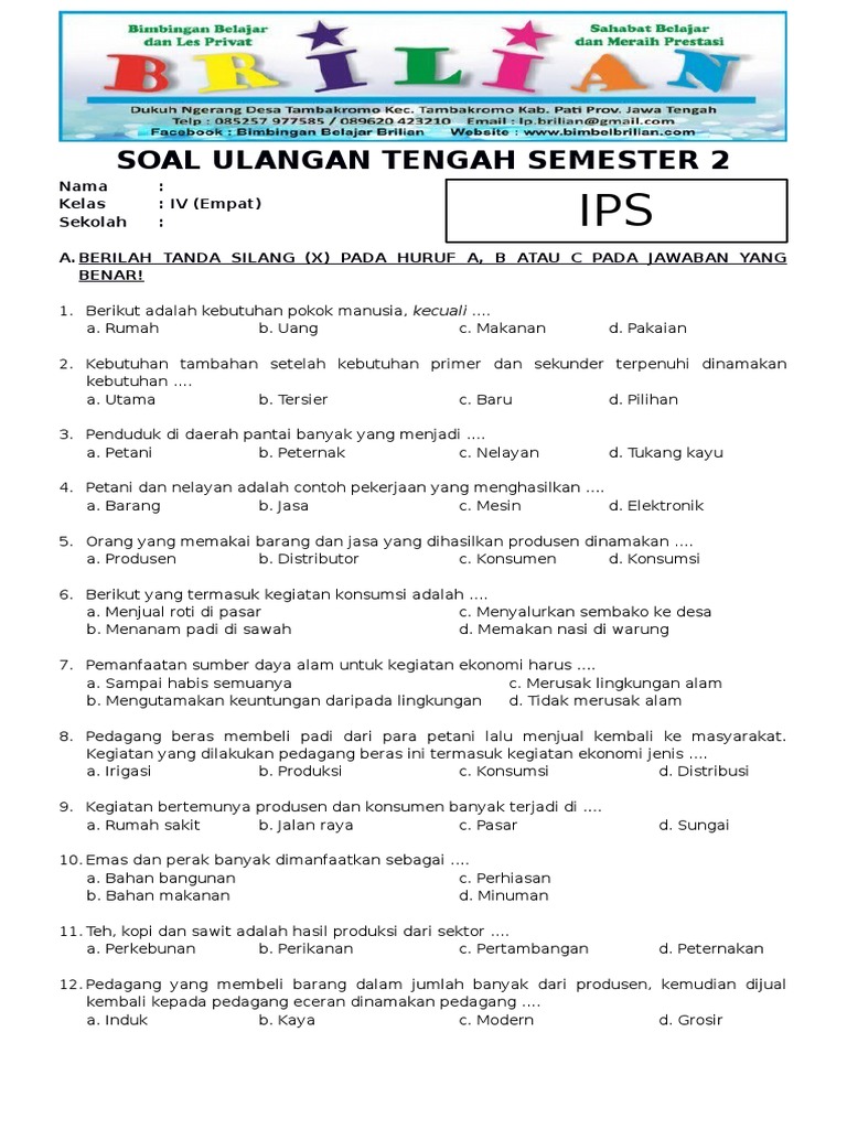 7 Rahasia Bank Soal IPS SD Kelas 4 Semester 2 yang Wajib Tahu Sebelum Terlambat 2026
