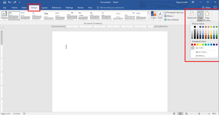 Cara Mengubah Warna Halaman MS Word 2016 dengan Cepat, Ternyata Semudah Ini Tanpa Ribet