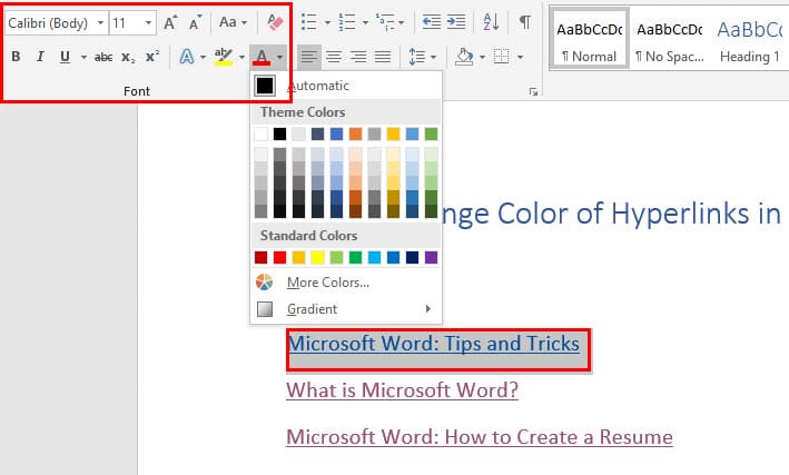 Copying Hyperlinks In Word How to Hyperlink in Word Documents DUCY