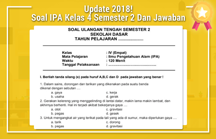 Siapkan Anak Hadapi Ujian: 7 Bank Soal IPA SD Kelas 4 Beserta Kunci Jawabannya yang Wajib Dilatih