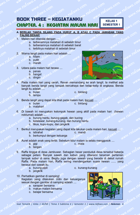 Terbukti! 5 Contoh Soal Tema 3 Subtema 4 Kelas 1 yang Bikin Anak Menguasai Materi Cepat