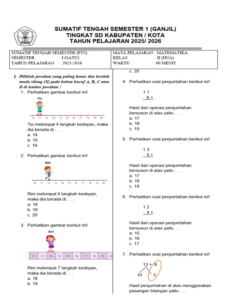 Terbukti! 7 Tips Ampuh Menguasai soal pts mtk kelas 2 semester 1 Sebelum Ujian Dimulai