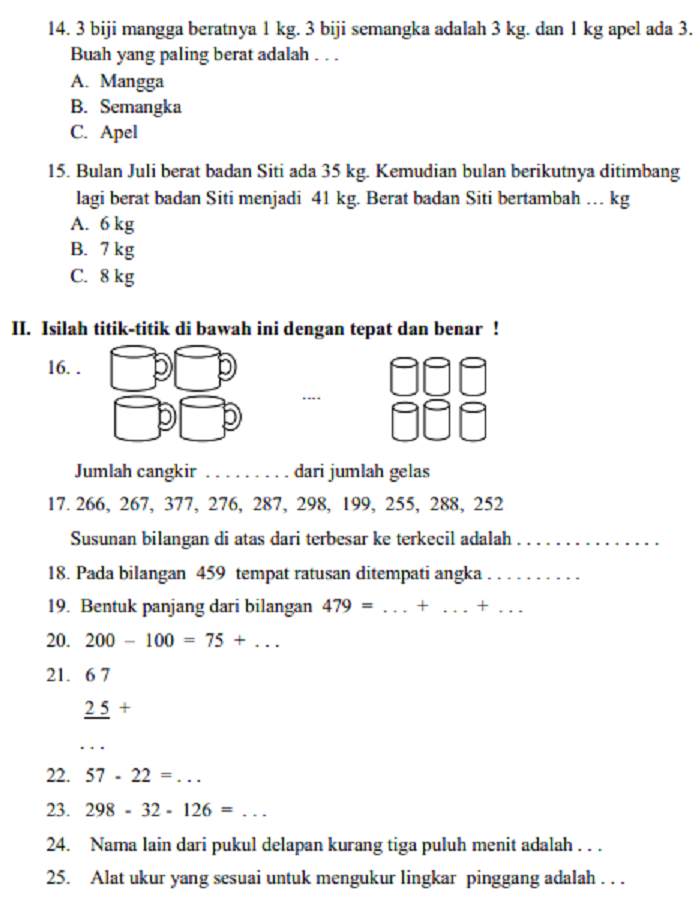 Wajib Tahu Bocoran Soal Al Azhar Kelas 1 SD Agar Anak Siap Hadapi Ujian Akhir Wajib Tahu Bocoran Soal Al Azhar Kelas 1 SD Agar Anak Siap Hadapi Ujian Akhir