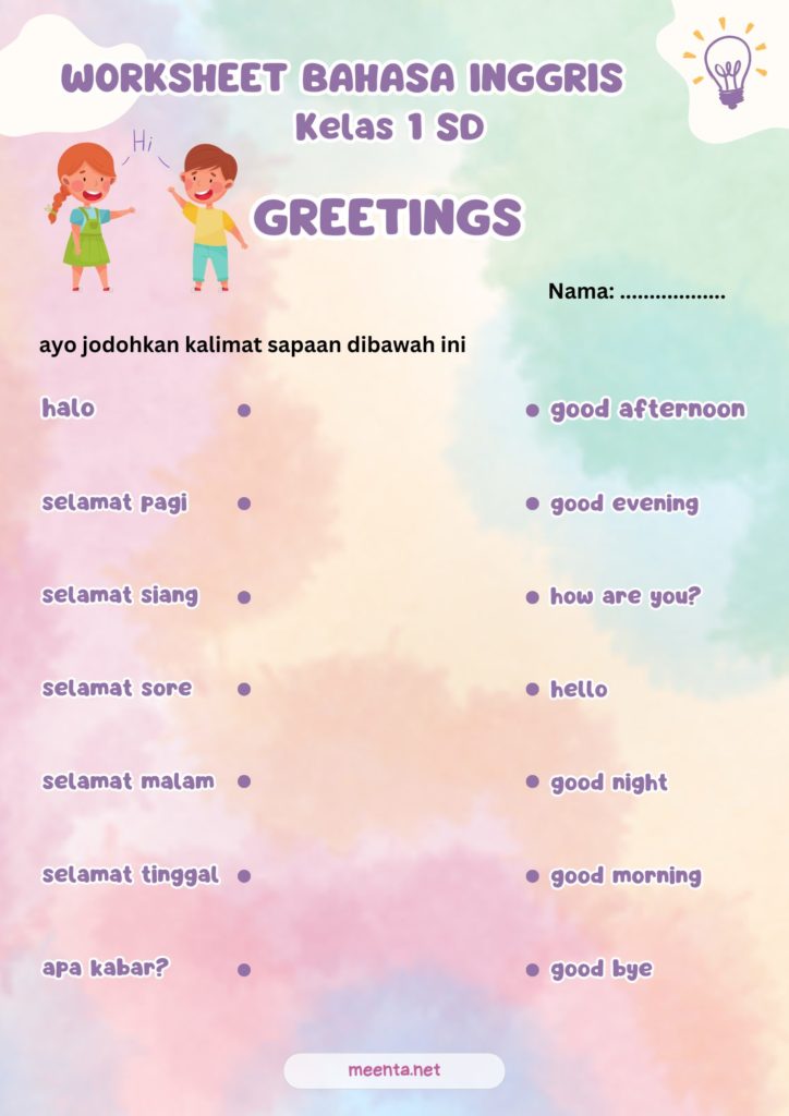 Rahasia Cepat Pintar dengan Latihan Soal Bahasa Inggris Kelas 1 SD Semester 2 Terbaru Rahasia Cepat Pintar dengan Latihan Soal Bahasa Inggris Kelas 1 SD Semester 2 Terbaru